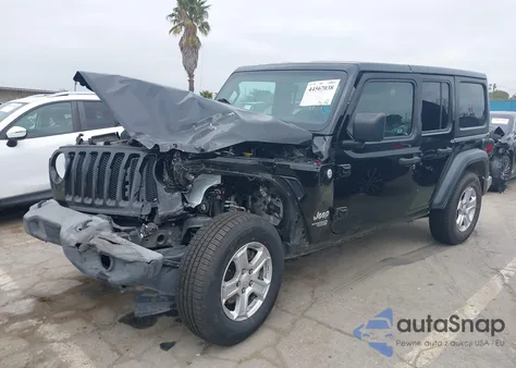 2019 Jeep Wrangler Unlimited Sport S 4X4 from USA, damaged, VIN 1C4HJXDNXKW622524